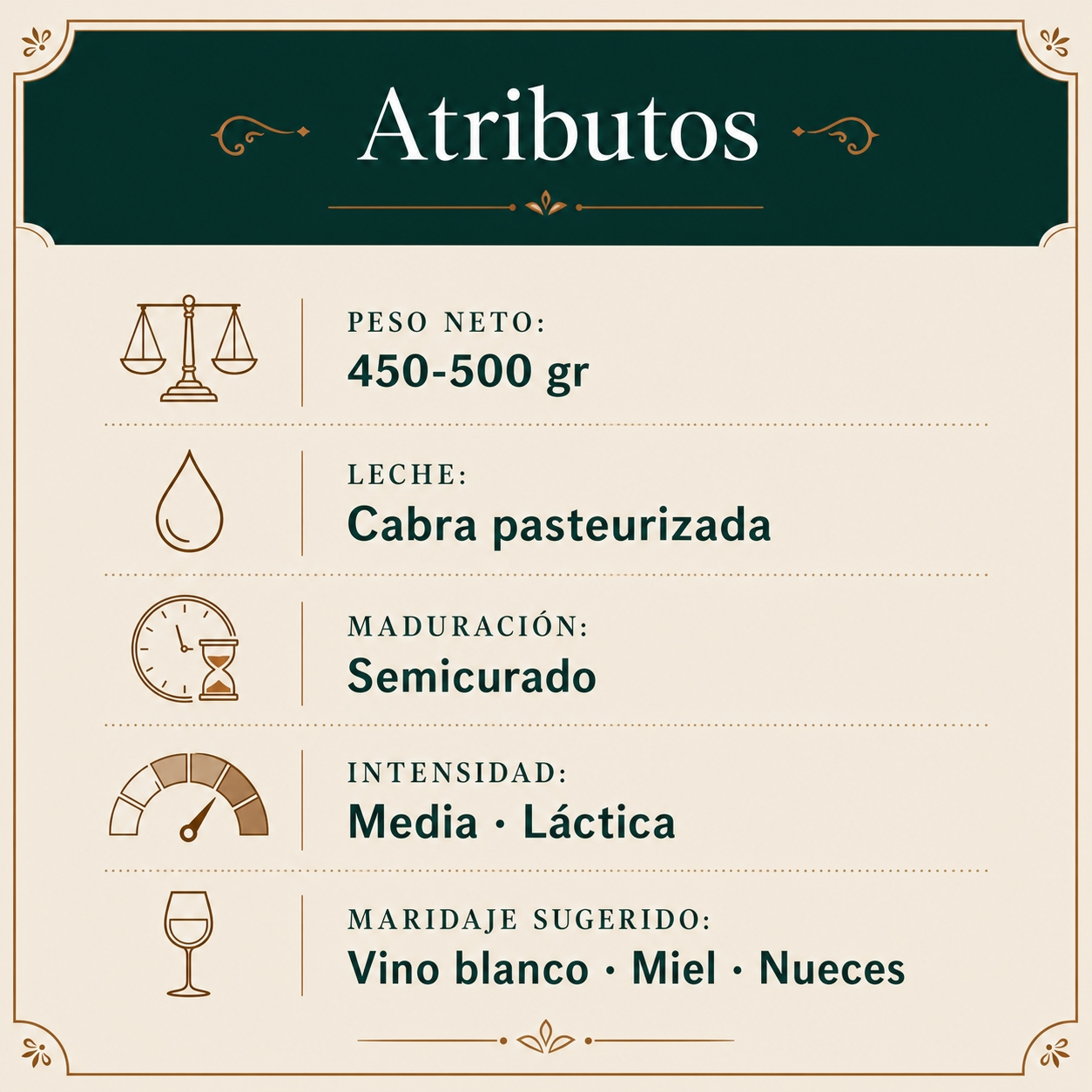Queso semicurado de cabra - Imagen 2