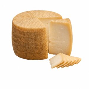 Queso semicurado de cabra a la cerveza negra
